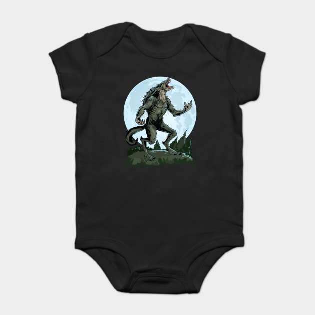 The Howling Werewolf Baby Bodysuit by GoshWow®